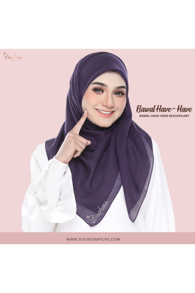 BAWAL HAVE2 - EGGPLANT BAWAL HAVE2 - EGGPLANT